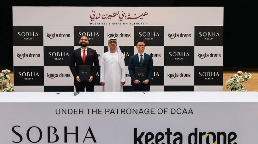 Sobha Realty signs MoU with Keeta Drone to launch air delivery across UAE communities  