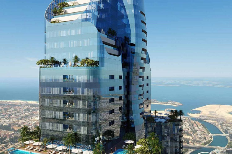 Work on Al Habtoor Tower Progresses Swiftly