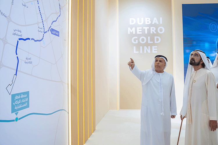 Dubai's New Gold Line Metro to Serve 55 Major Projects Across Key Development Corridors