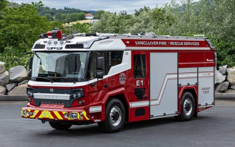 Canadaâ€™s First Electric Fire Engine Introduced in Vancouver