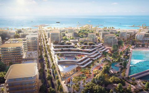 Foster + Partners Reveals Design for Beachside Master Plan in Bahrain