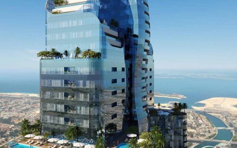 Work on Al Habtoor Tower Progresses Swiftly
