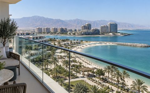 Waterfront residential towers on Al Marjan Island, Ras Al Khaimah