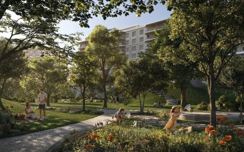 The Canopies waterfront residential community at Yas Point, Yas Island, Abu Dhabi