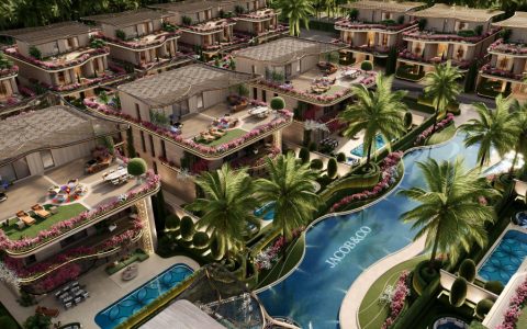 Jacob & Co. branded mansions at Fleurs de Jardin, Meydan District 11, Dubai