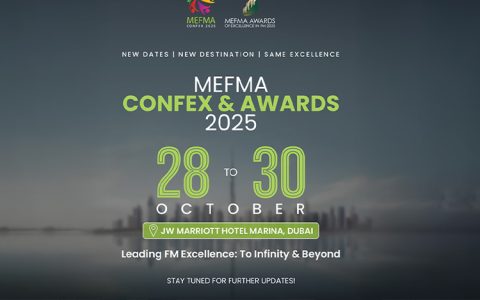 MEFMA CONFEX to Gather Global FM Leaders and Government Officials