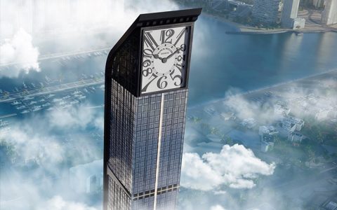 Worldâ€™s Tallest Branded Residential Clock tower Unveiled 