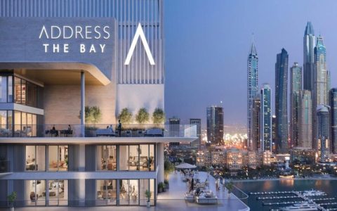 Rendering of Address The Bay beachfront hotel at Emaar Beachfront, Dubai Harbour