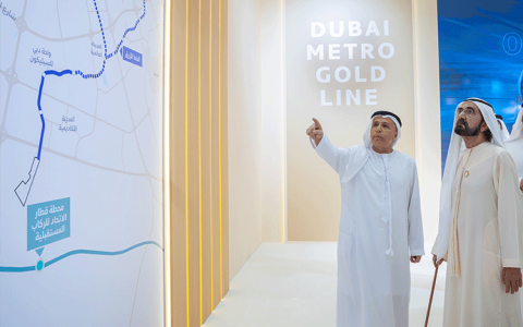 Dubai's New Gold Line Metro to Serve 55 Major Projects Across Key Development Corridors